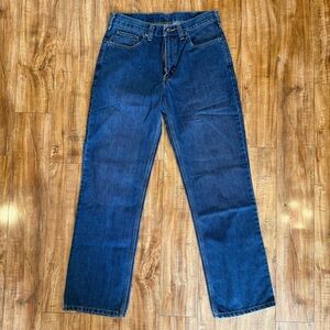 CARHARTT Men's Deep Blue Straight Jeans  Size 32x32